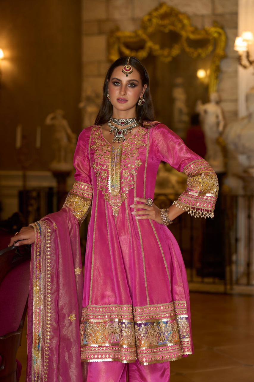 Rani Gulbahar Kurti Set
