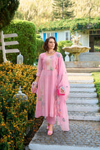 Rose Bloom Cotton Suit Set