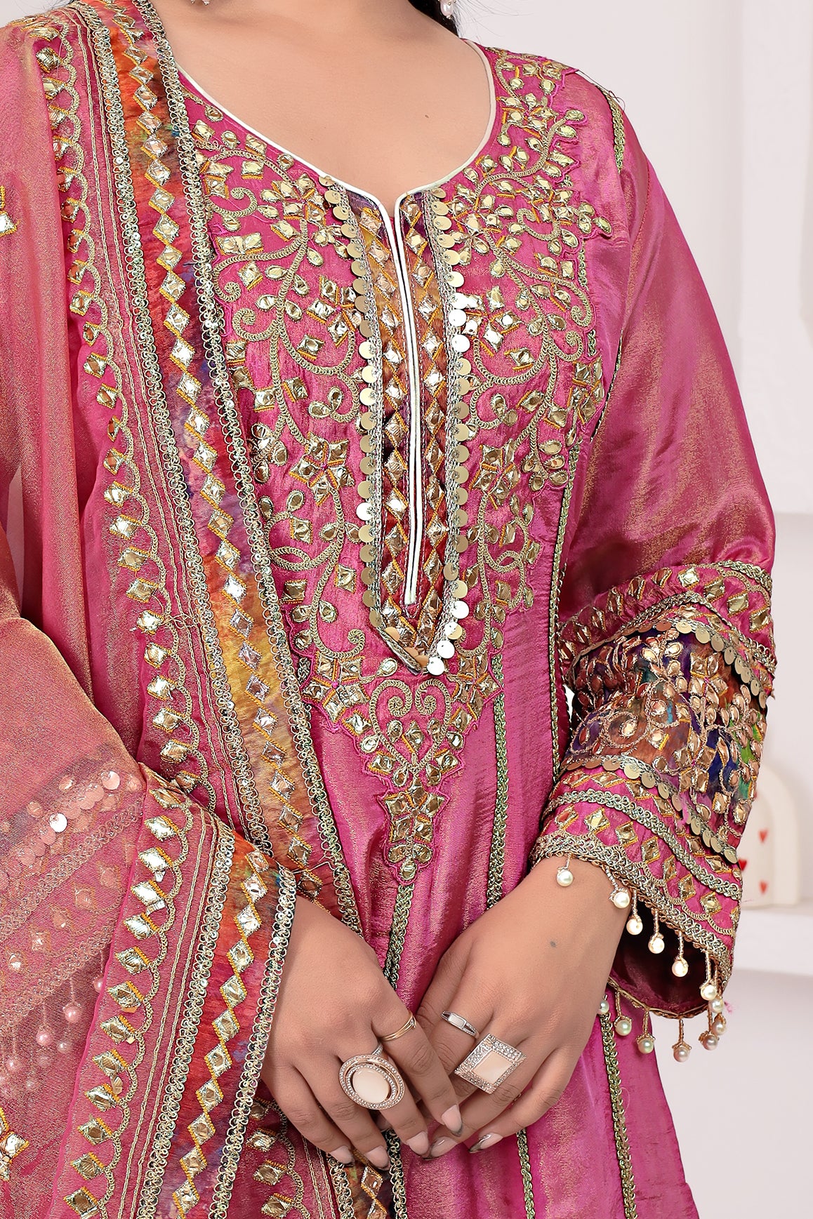 Rani Gulbahar Kurti Set