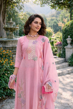 Rose Bloom Cotton Suit Set